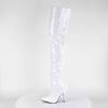 Pleaser - SEDUCE3010 Cuissardes - Blanc Product image